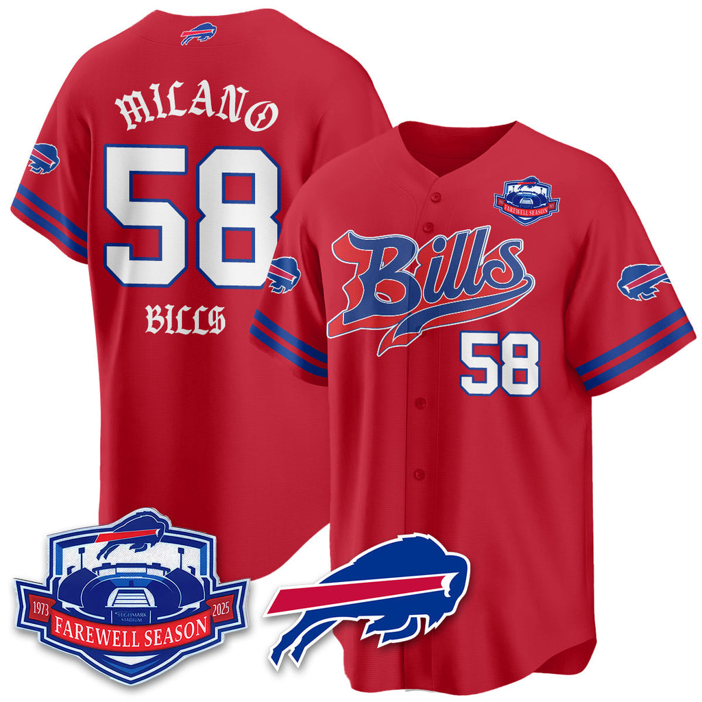 BUF Born x Raised Baseball Jersey - All Stitched