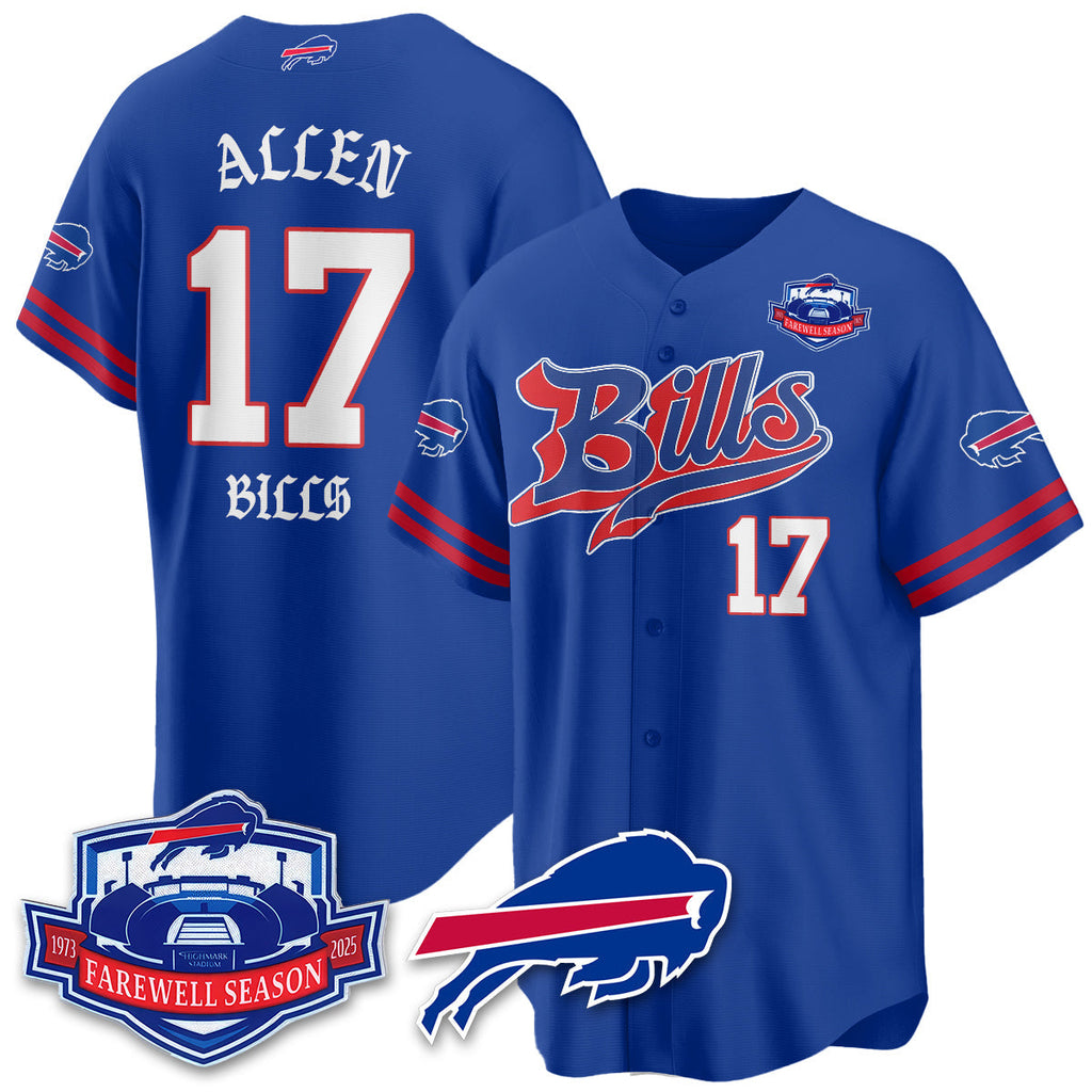 BUF Born x Raised Baseball Men Jersey - All Stitched