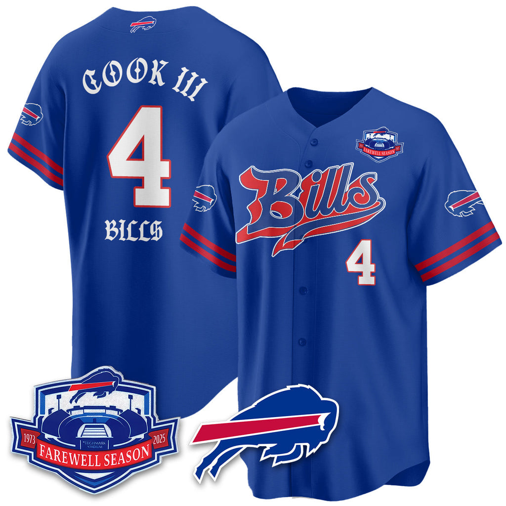 BUF Born x Raised Baseball Men Jersey - All Stitched