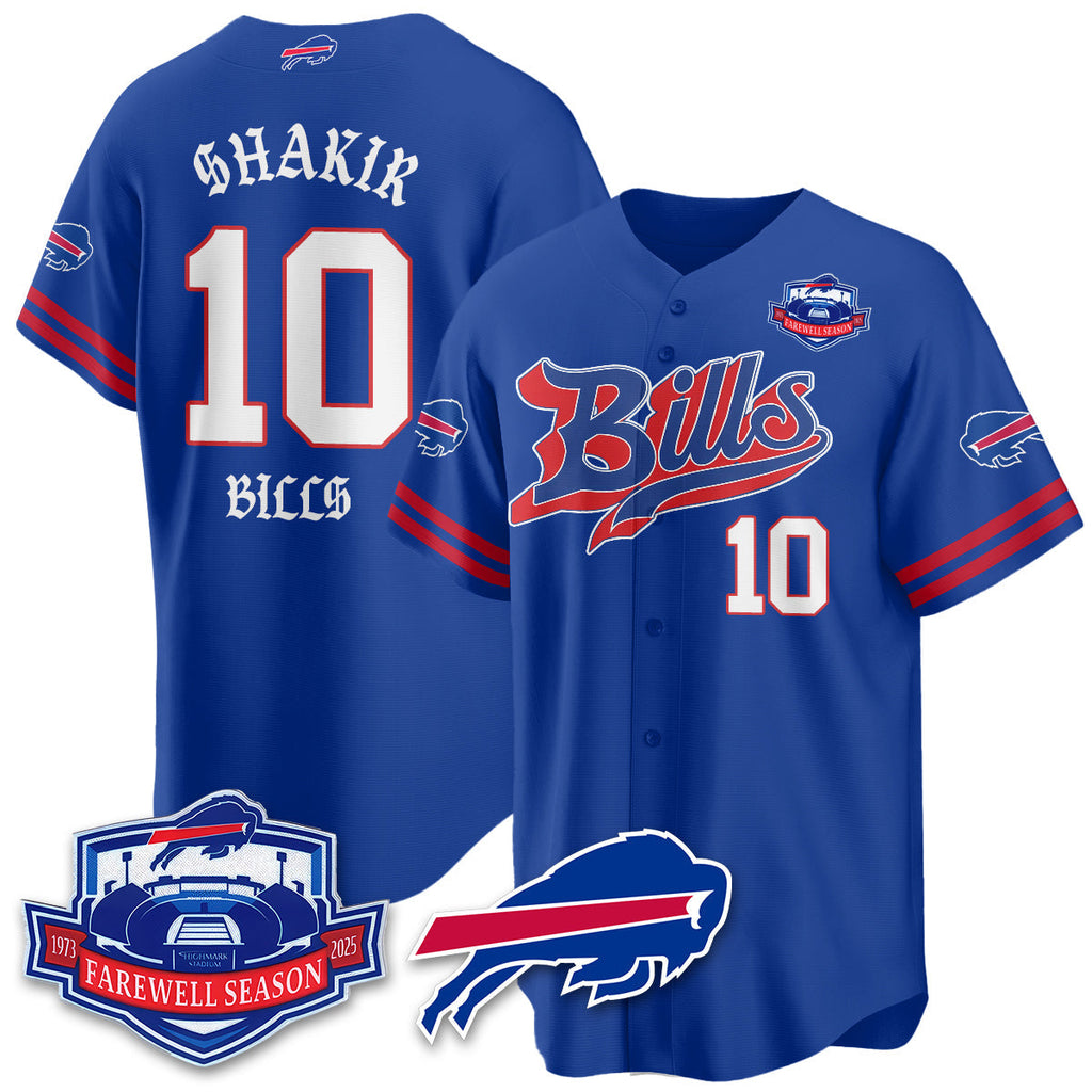 BUF Born x Raised Baseball Men Jersey - All Stitched