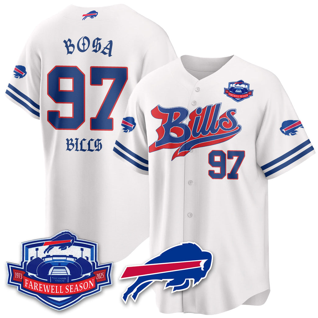 BUF Born x Raised Baseball Men Jersey - All Stitched