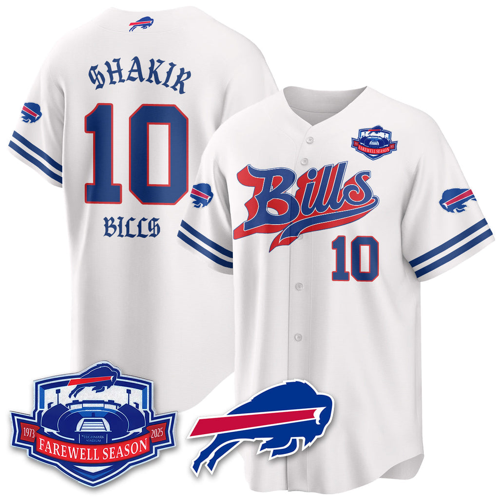 BUF Born x Raised Baseball Men Jersey - All Stitched