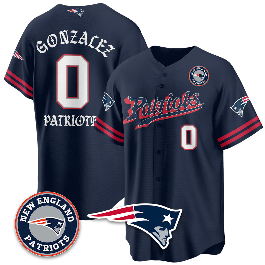 NE Born x Raised Baseball Jersey - All Stitched