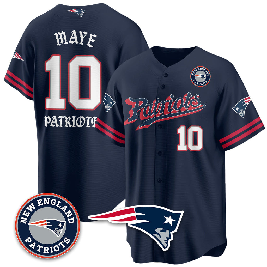 NE Born x Raised Baseball Men Jersey - All Stitched