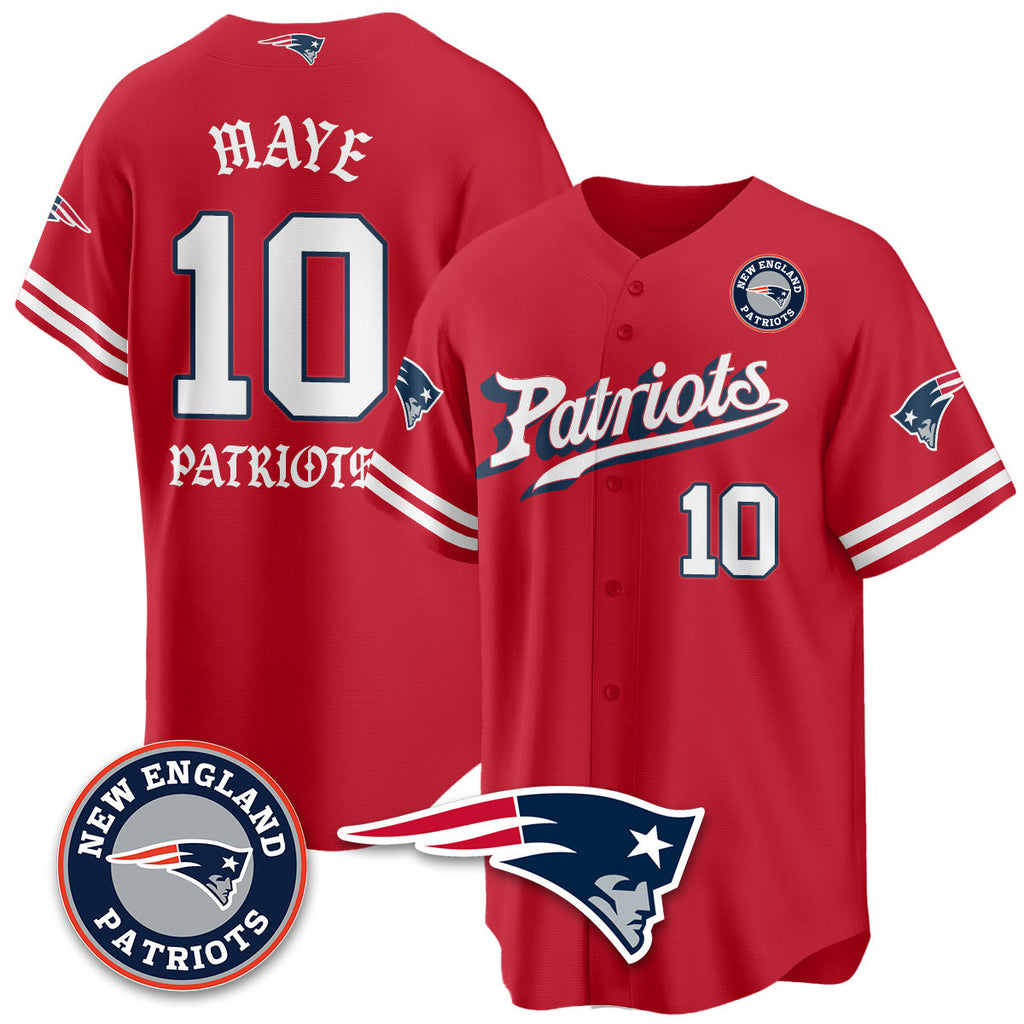 NE Born x Raised Baseball Men Jersey - All Stitched