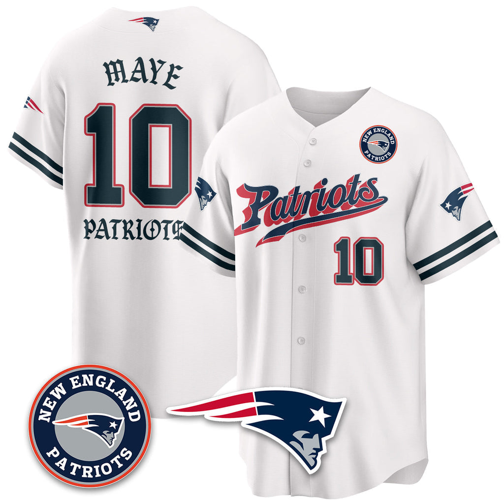NE Born x Raised Baseball Men Jersey - All Stitched