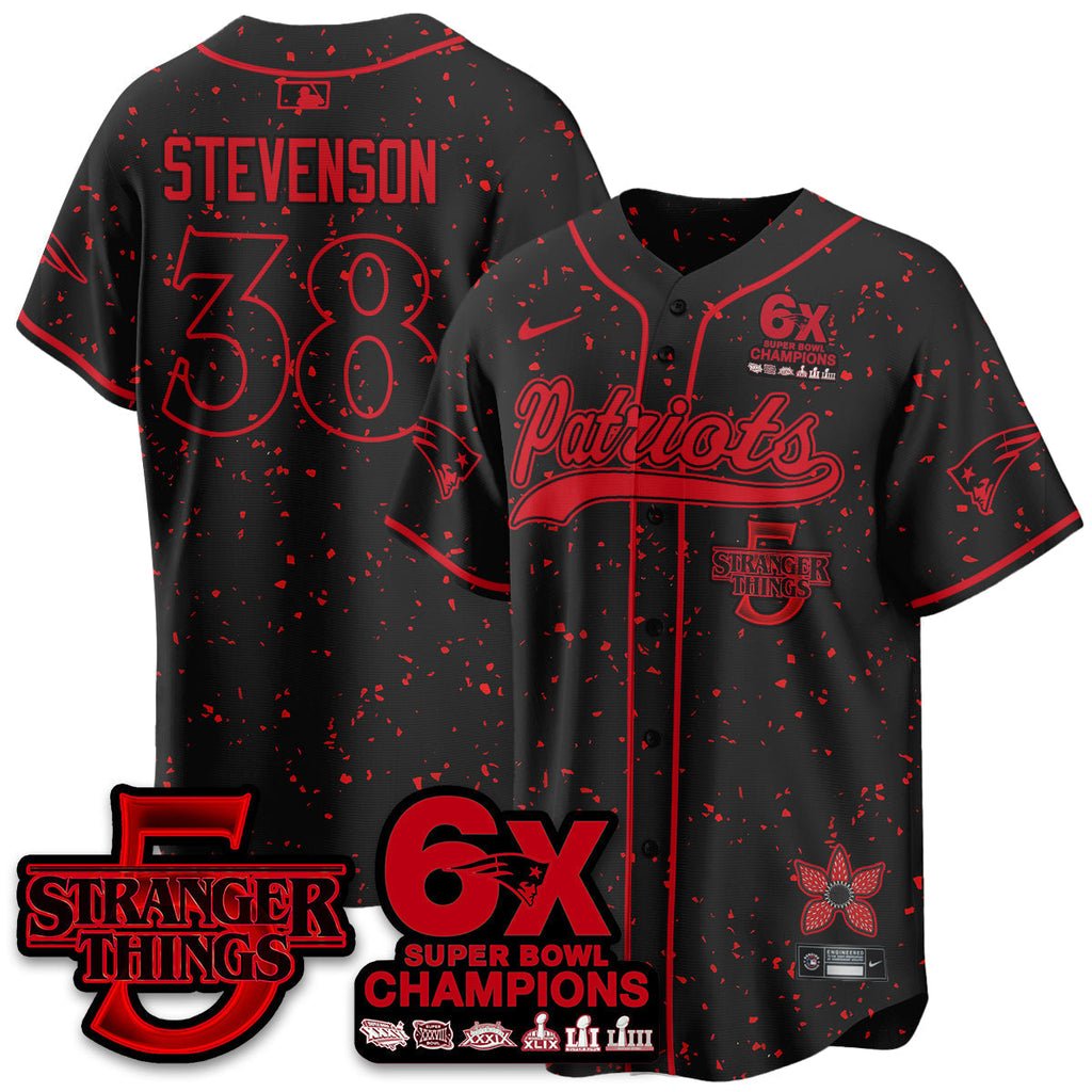 NE Stranger Things Vapor Limited Baseball Men Jersey - All Stitched