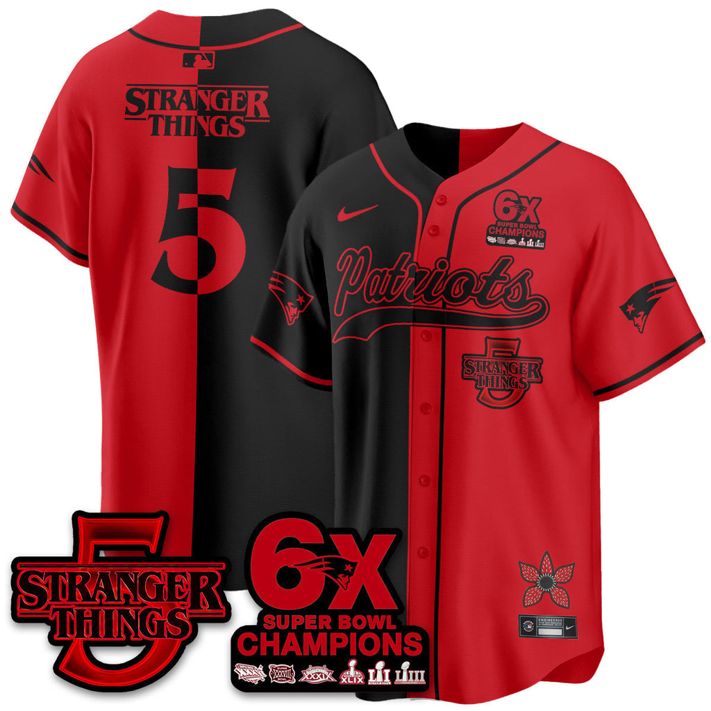 NE Stranger Things Vapor Limited Baseball Men Jersey - All Stitched