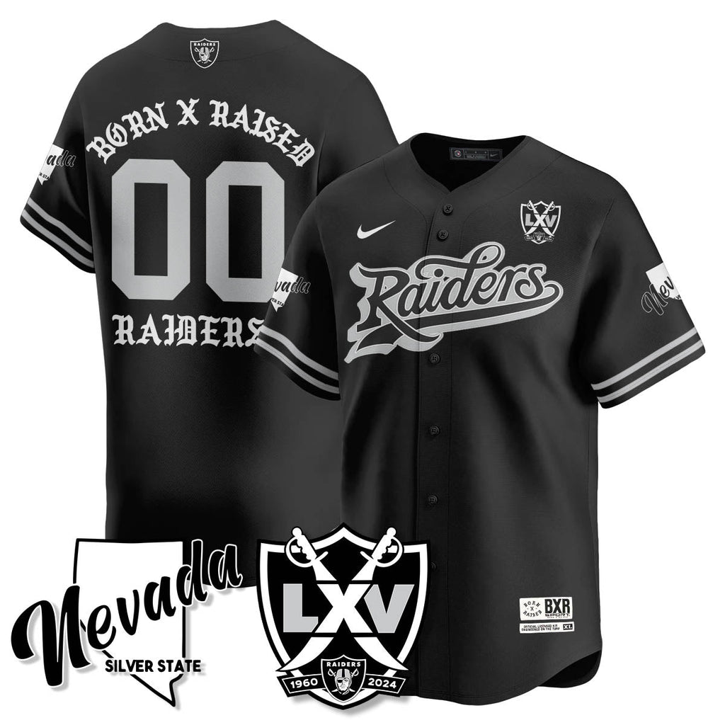 LVR Born x Raised Baseball Men Jersey - All Stitched