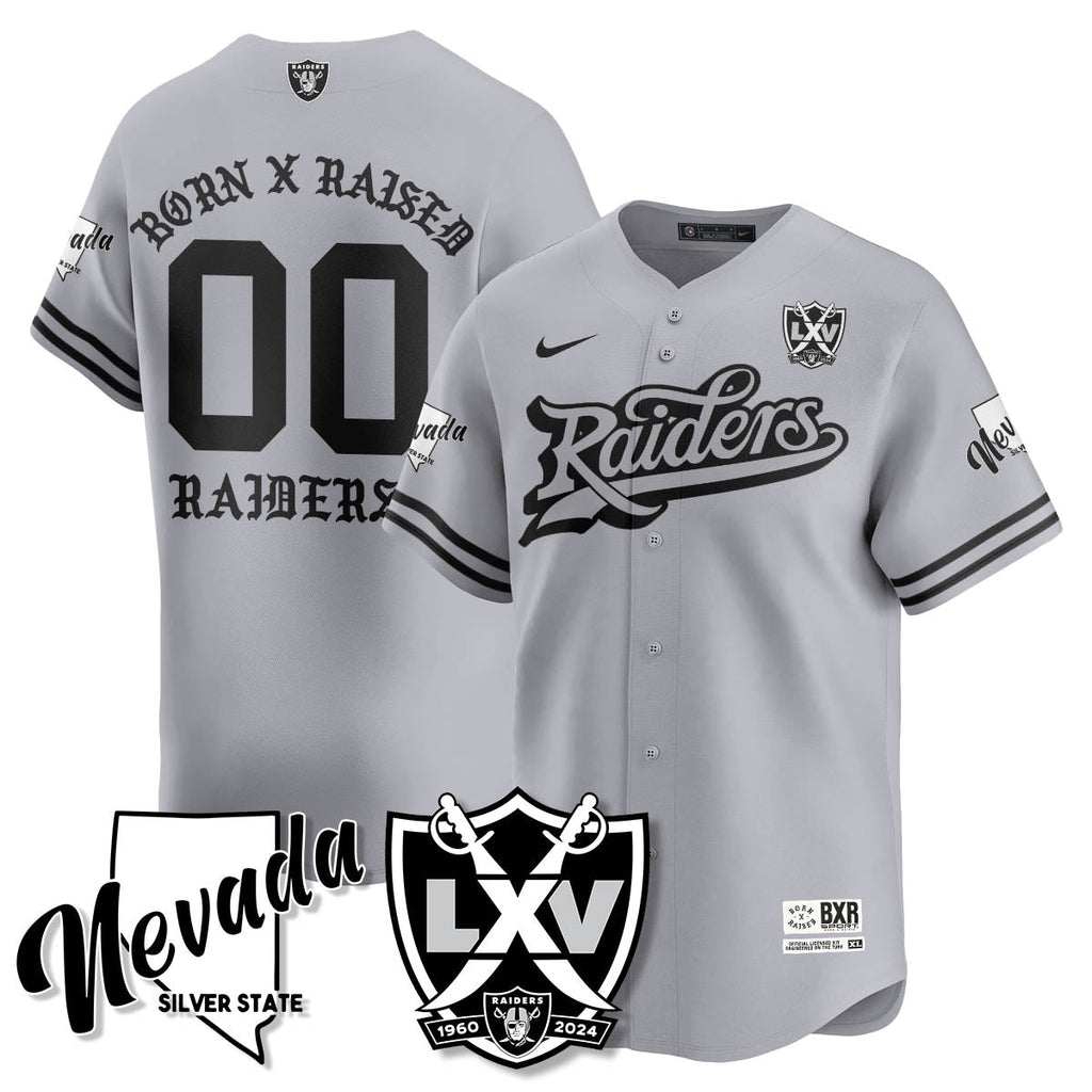 LVR Born x Raised Baseball Men Jersey - All Stitched
