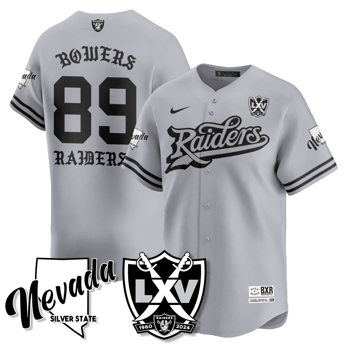 LVR Born x Raised Baseball Men Jersey - All Stitched