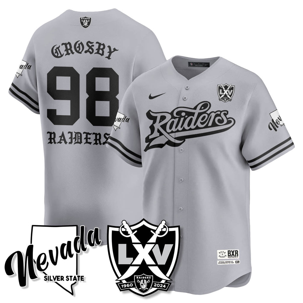 LVR Born x Raised Baseball Men Jersey - All Stitched