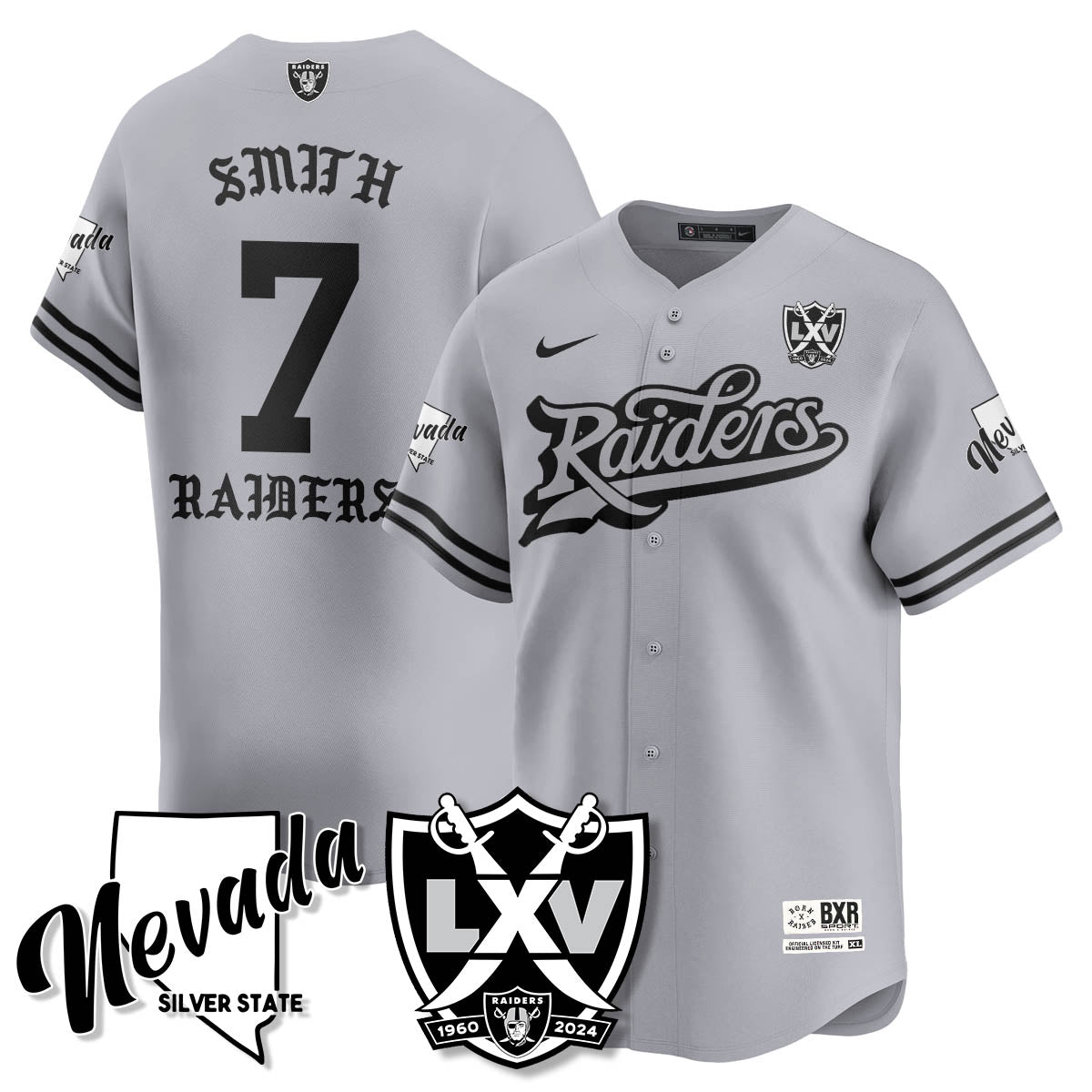 LVR Born x Raised Baseball Men Jersey - All Stitched