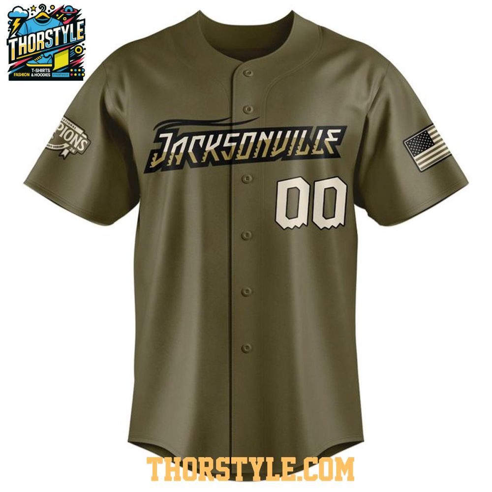 Jacksonville Jumbo Shrimp Armed Forces Day 2026 Baseball Jersey