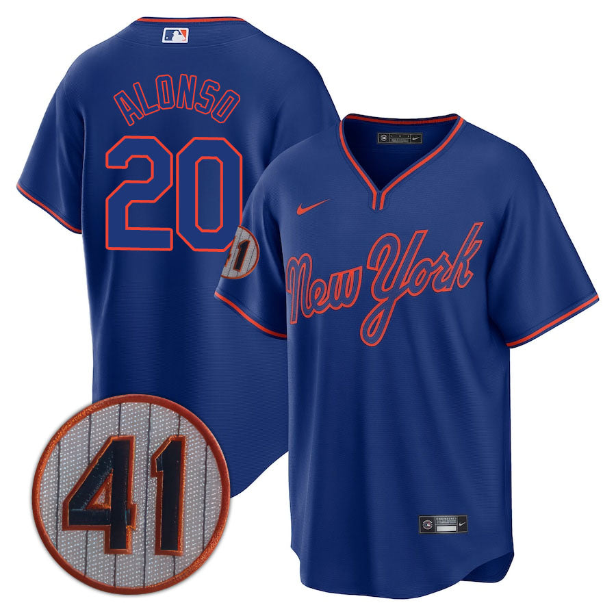 NYM Limited Men Jersey - 2021 Patch - All Stitched
