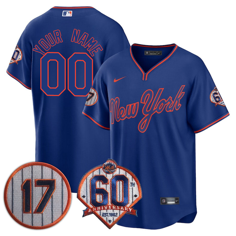 NYM Limited Custom Jersey -  Amazing Patch - All Stitched