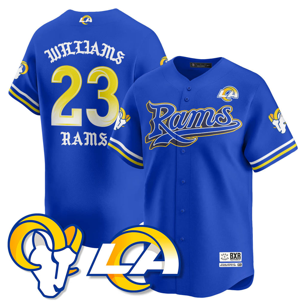 LAR Born x Raised Baseball Men Jersey - All Stitched