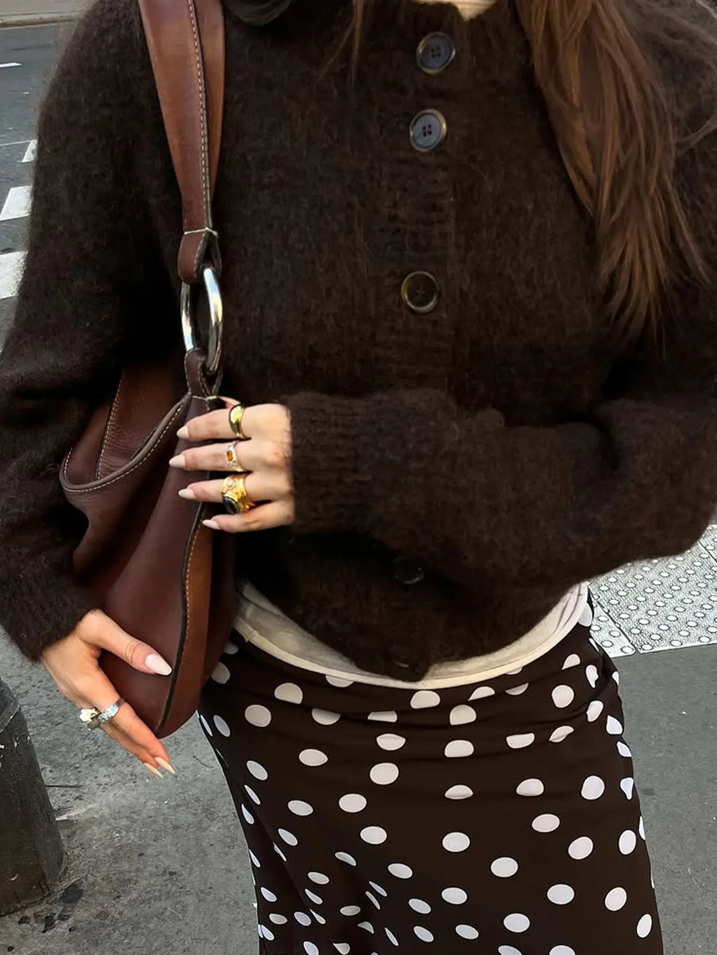 Women Button Down Sweater Fall Winter Knit