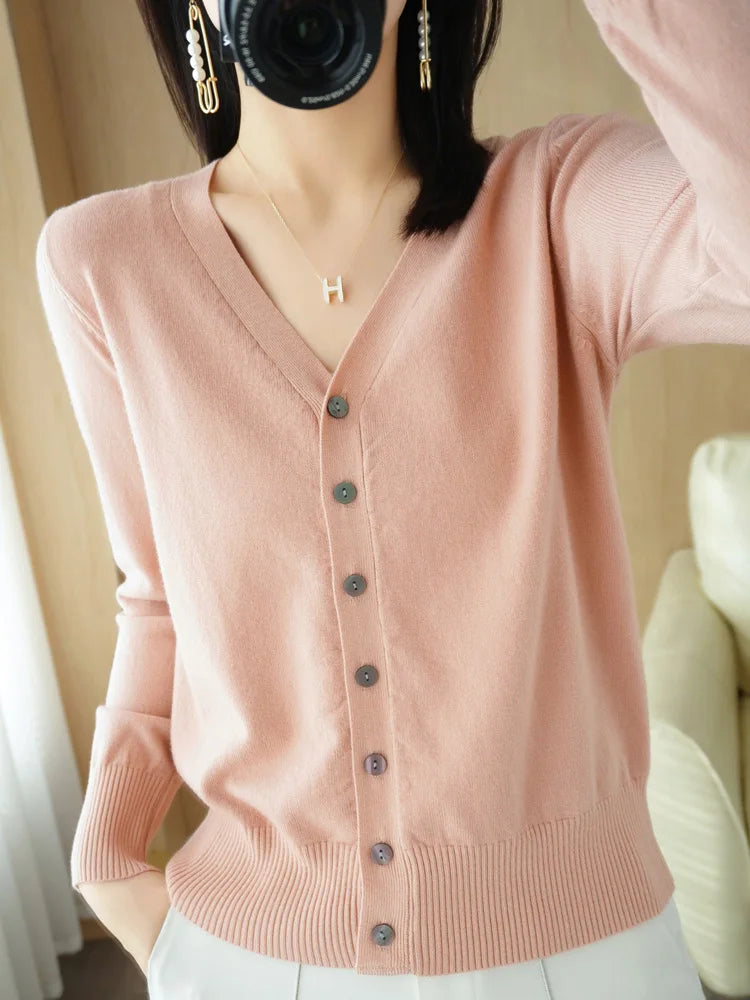 Early Autumn New Andy Cashmere Knit Cardigan