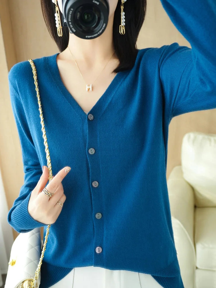 Early Autumn New Andy Cashmere Knit Cardigan