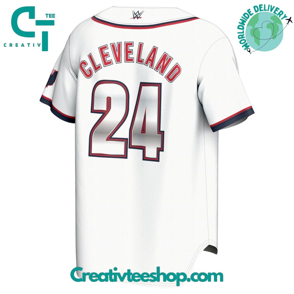Wwe White Summerslam 2024 Baseball Jersey