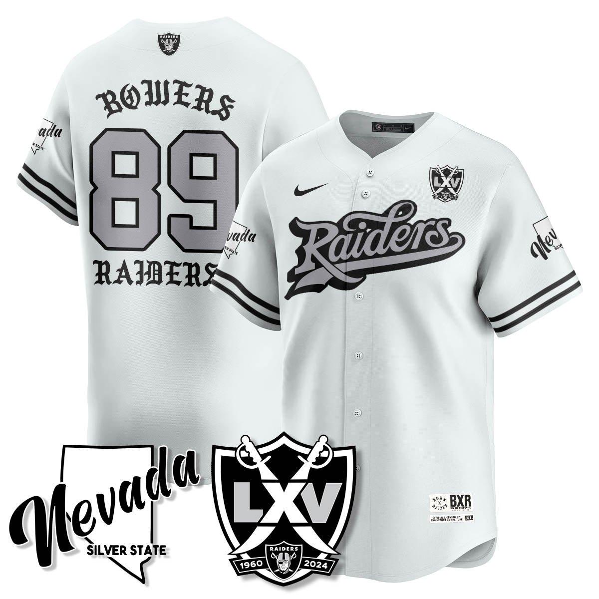 LVR Born x Raised Baseball Men Jersey - All Stitched
