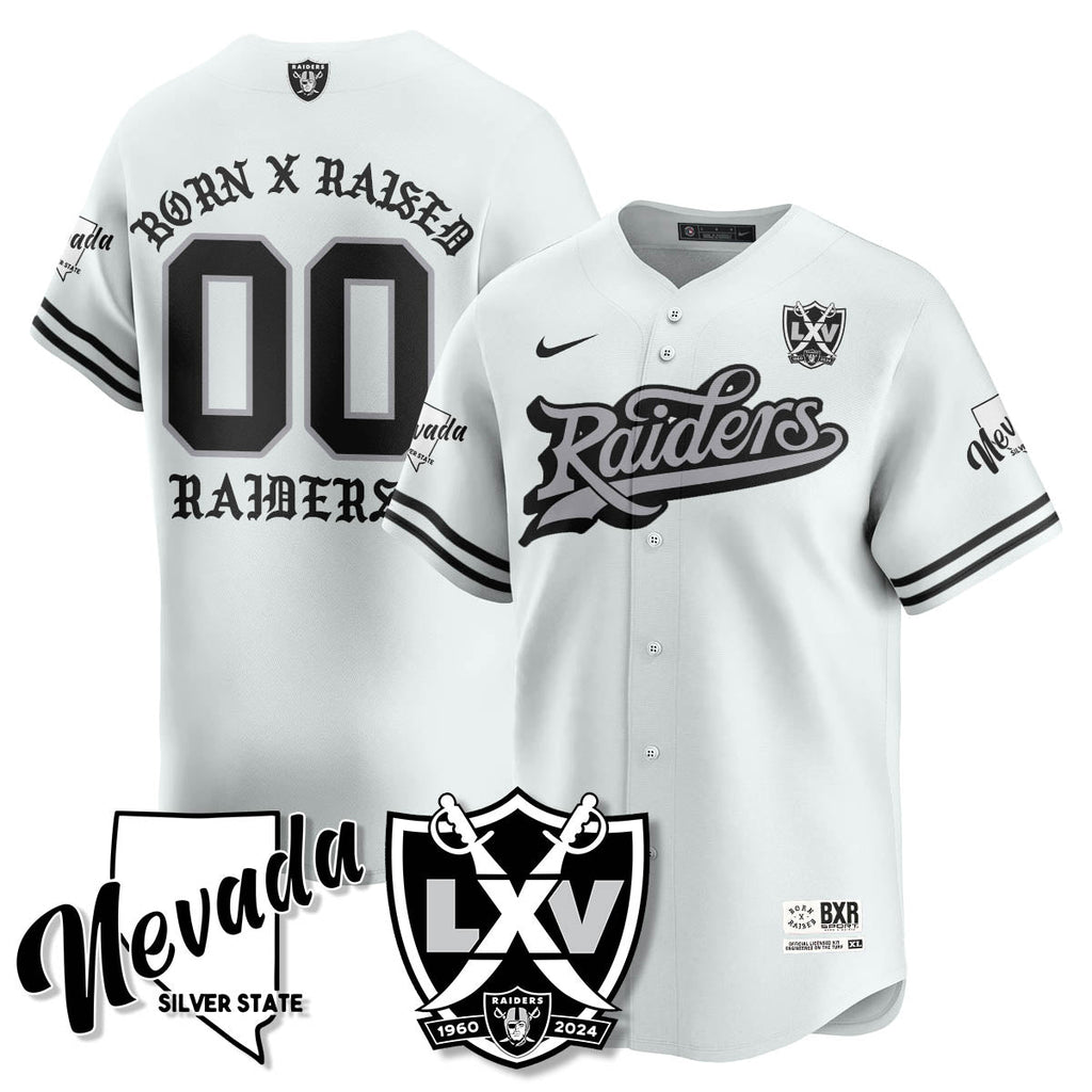 LVR Born x Raised Baseball Men Jersey - All Stitched