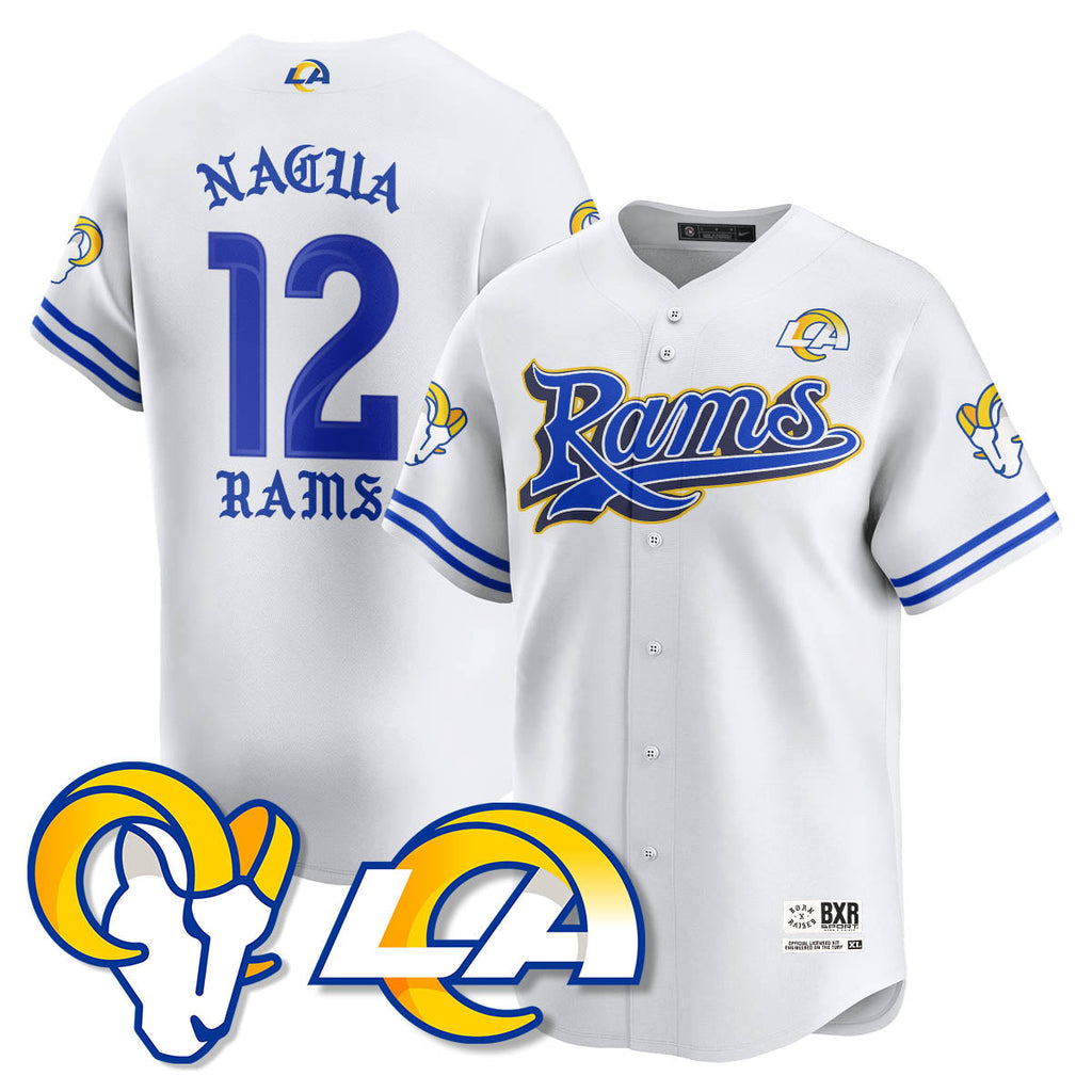 LAR Born x Raised Baseball Men Jersey - All Stitched