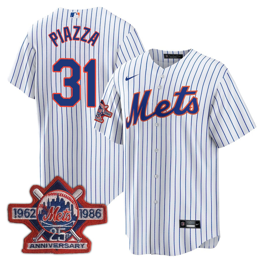 NYM Limited Men Jersey - 1986 Patch - All Stitched