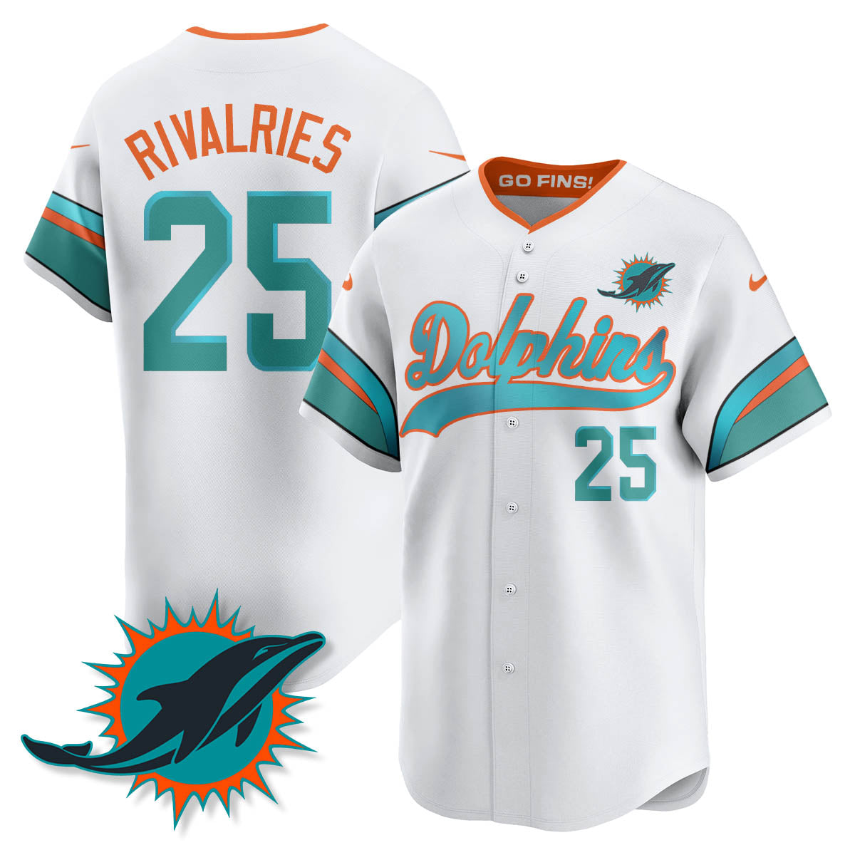 MIA "Rivalries" Vapor Limited Baseball Men Jersey - All Stitched