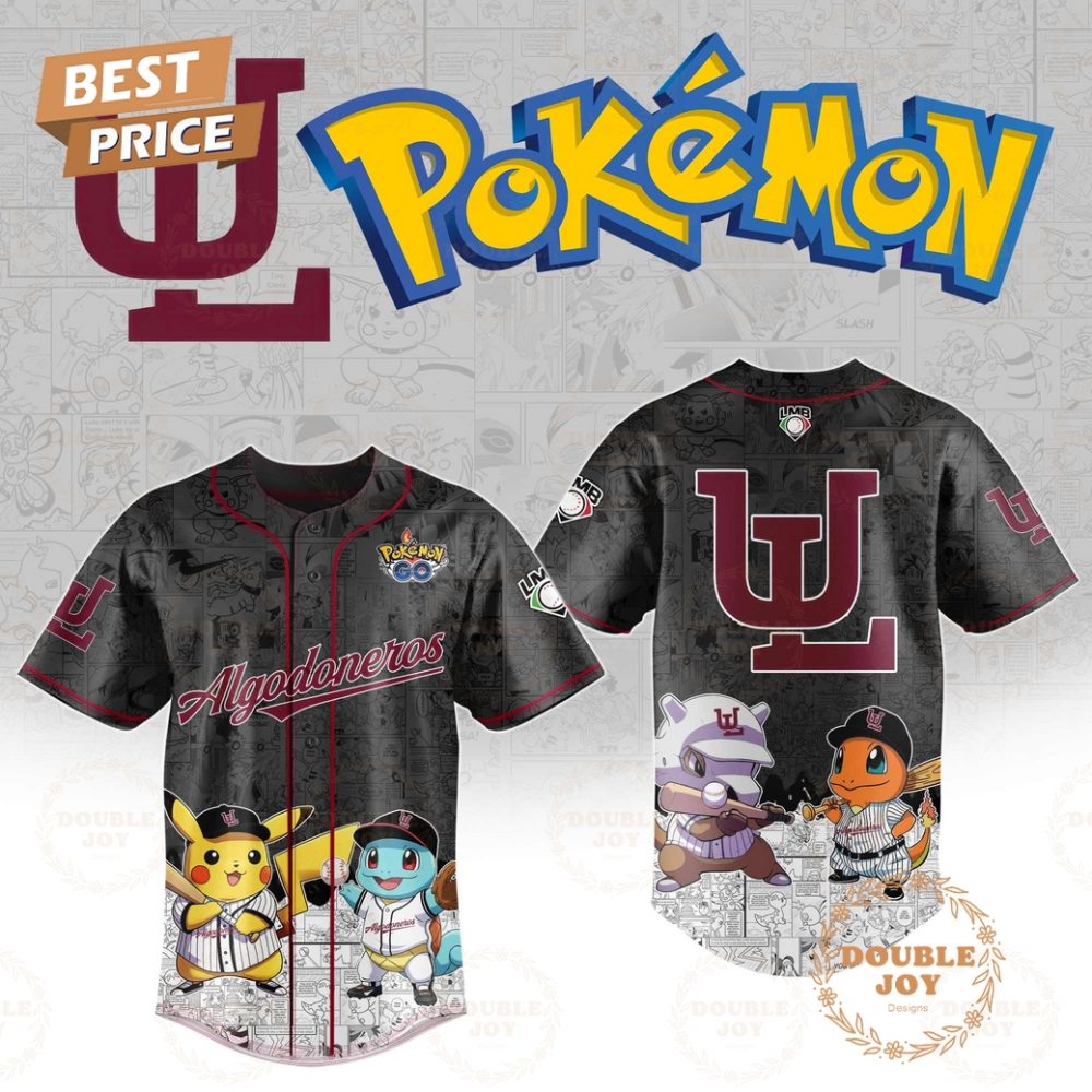Algodoneros De Union Laguna 2025 Pokemon Go Limited Edition Baseball Jersey