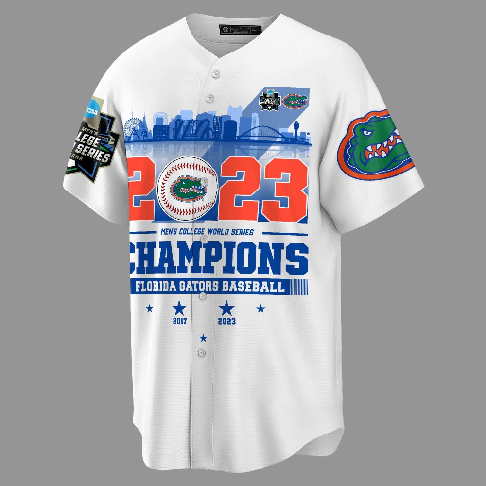 Florida Gators 2023 Champions Baseball Jersey – Celebrate Victory In Style!