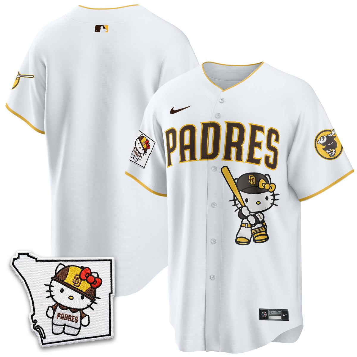 San Diego Padres x Meow KT Vapor Limited Jersey - All Stitched V2