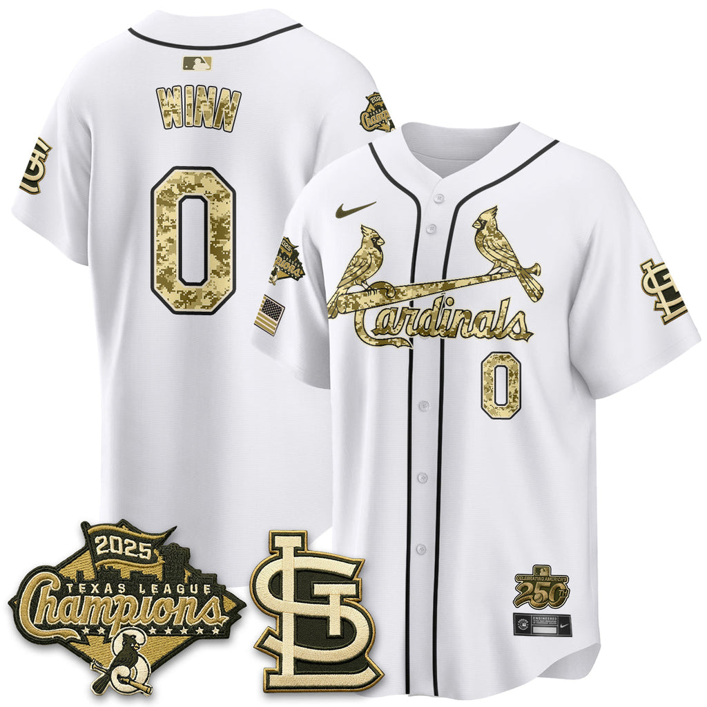 St. Louis Cardinals 2026 Armed Forces Day Jersey - All Stitched