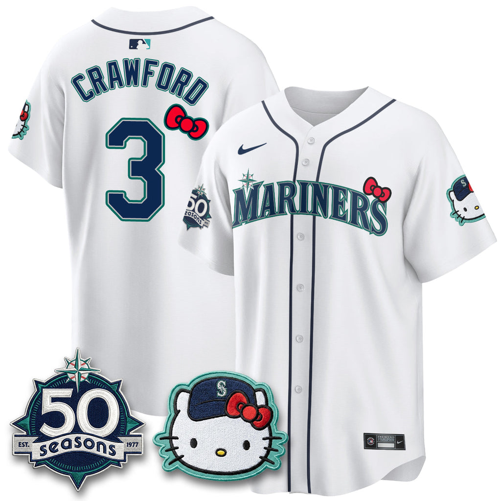 Seattle Mariners x Meow KT Night Limited Jersey - All Stitched