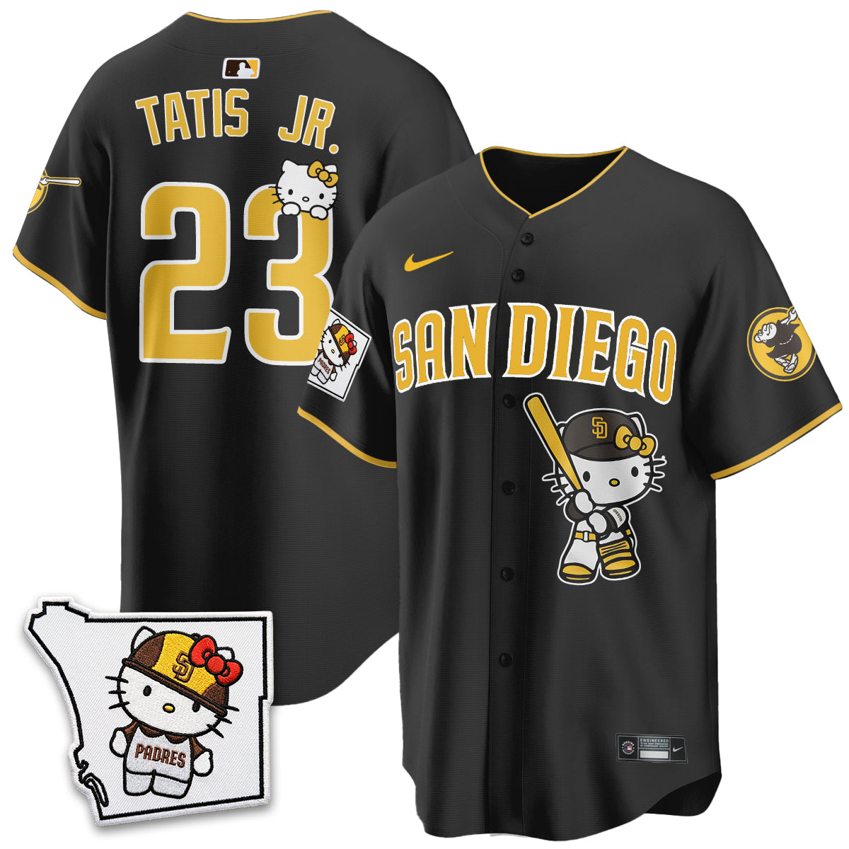 San Diego Padres x Meow KT Vapor Limited Jersey - All Stitched V2