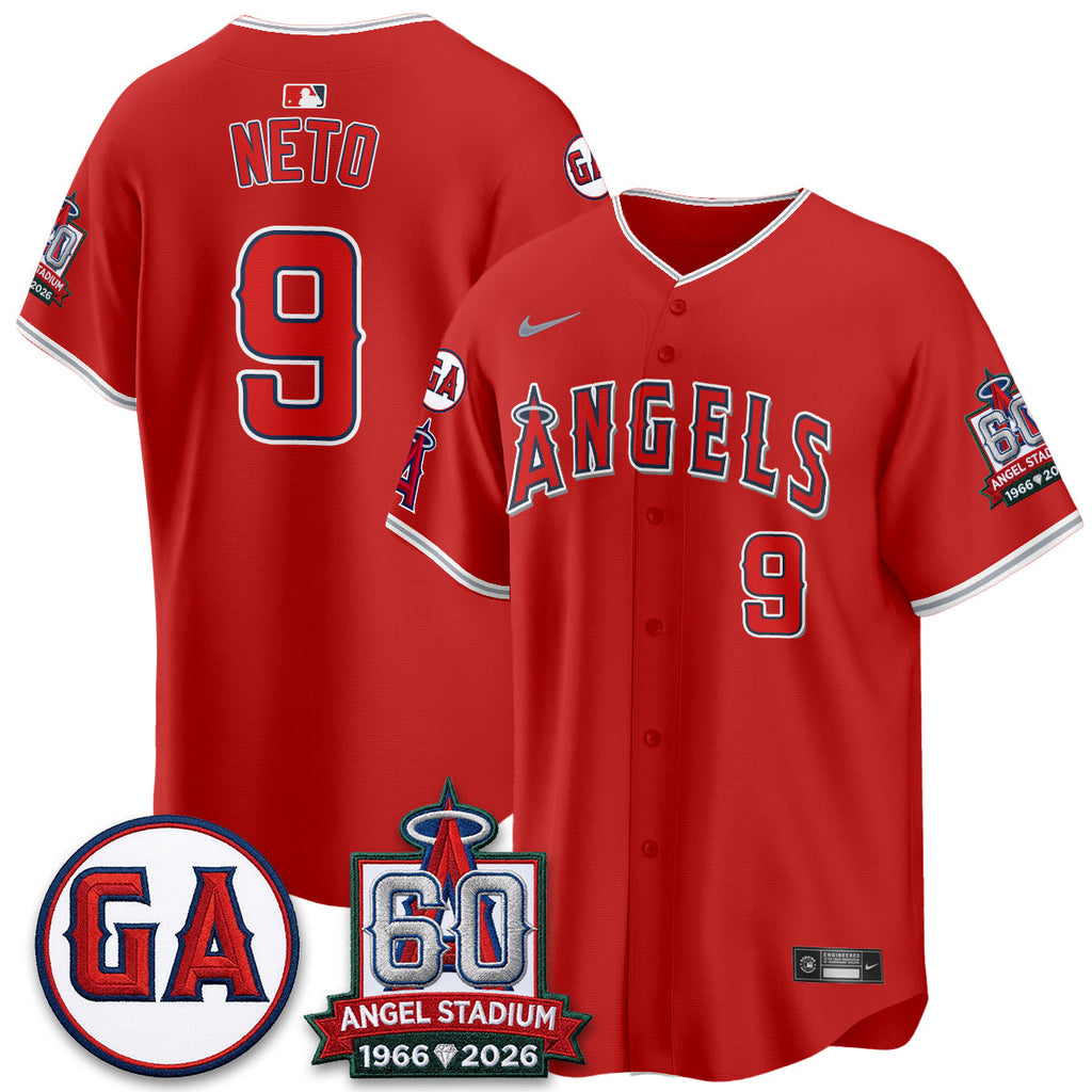 Los Angeles Angels 60th Anniversary Vapor Jersey - All Stitched V3