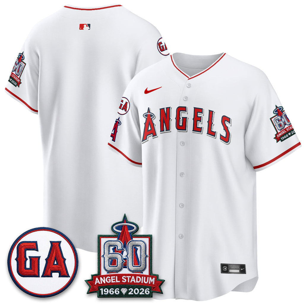 Los Angeles Angels 60th Anniversary Vapor Jersey - All Stitched V3