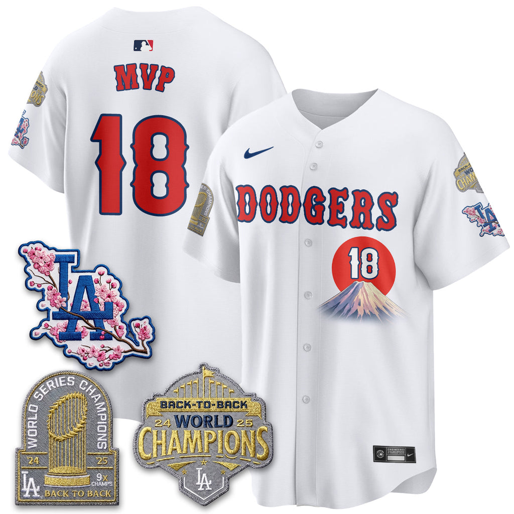 Los Angeles Dodgers Japanese Heritage Night 2026 Jersey - All Stitched V2