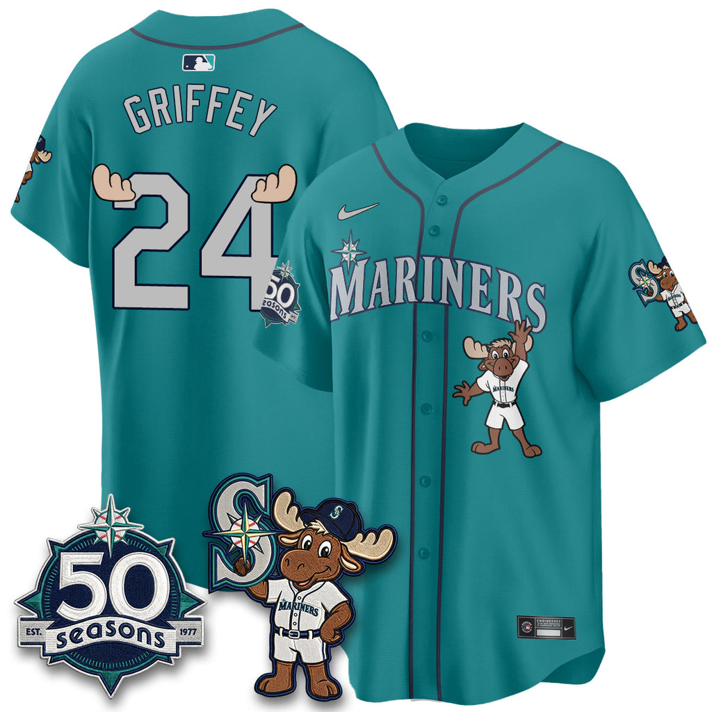 Seattle Mariners Mascot Jersey - All Stitched