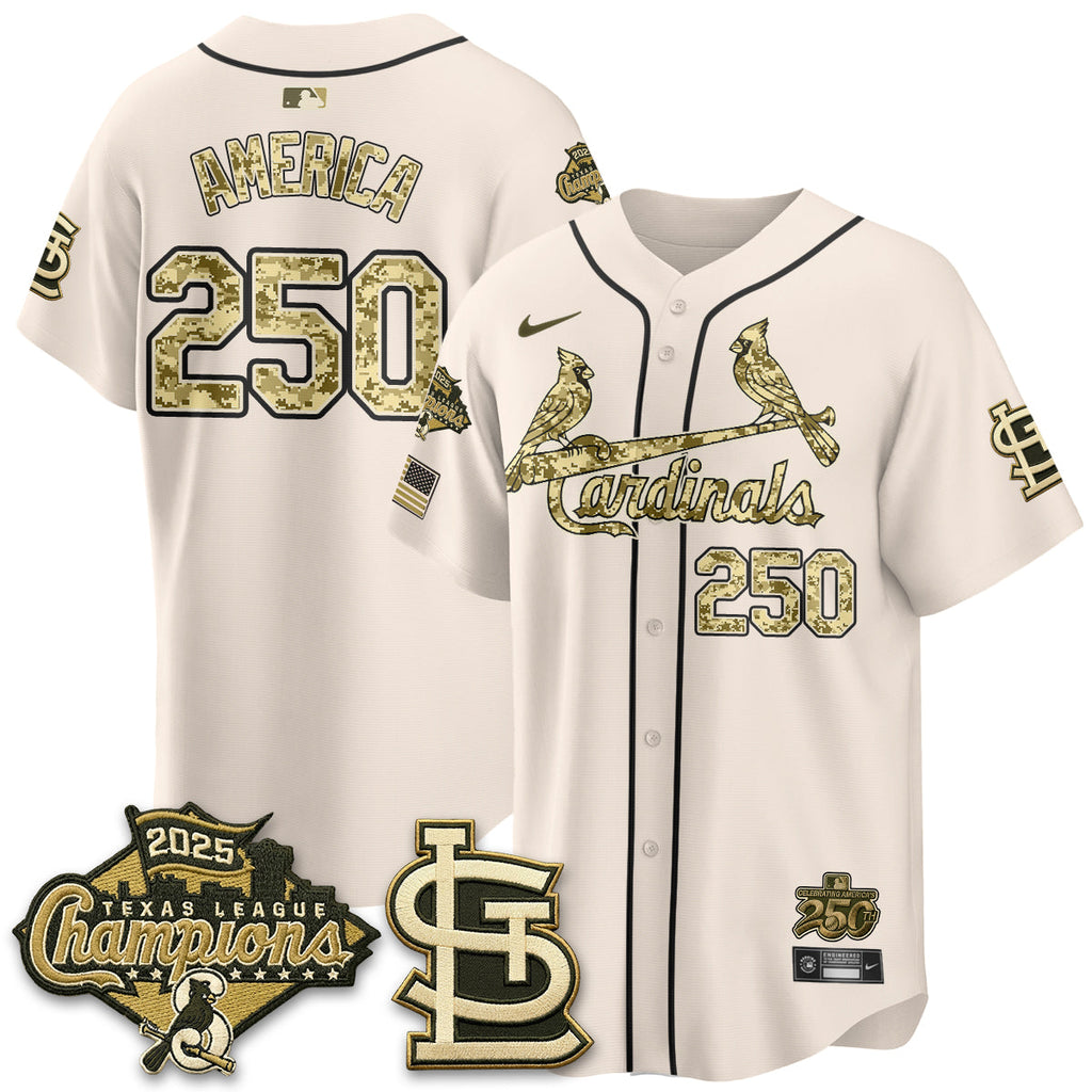 St. Louis Cardinals 2026 Armed Forces Day Jersey - All Stitched