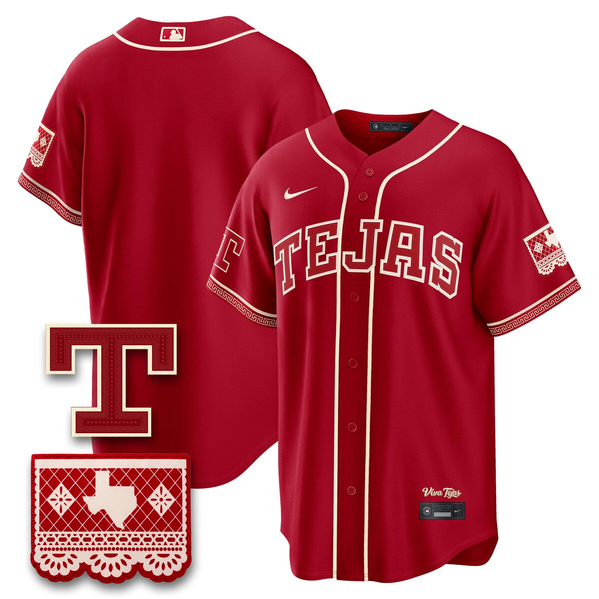 Texas Rangers 2026 City Connect Vapor Jersey - All Stitched