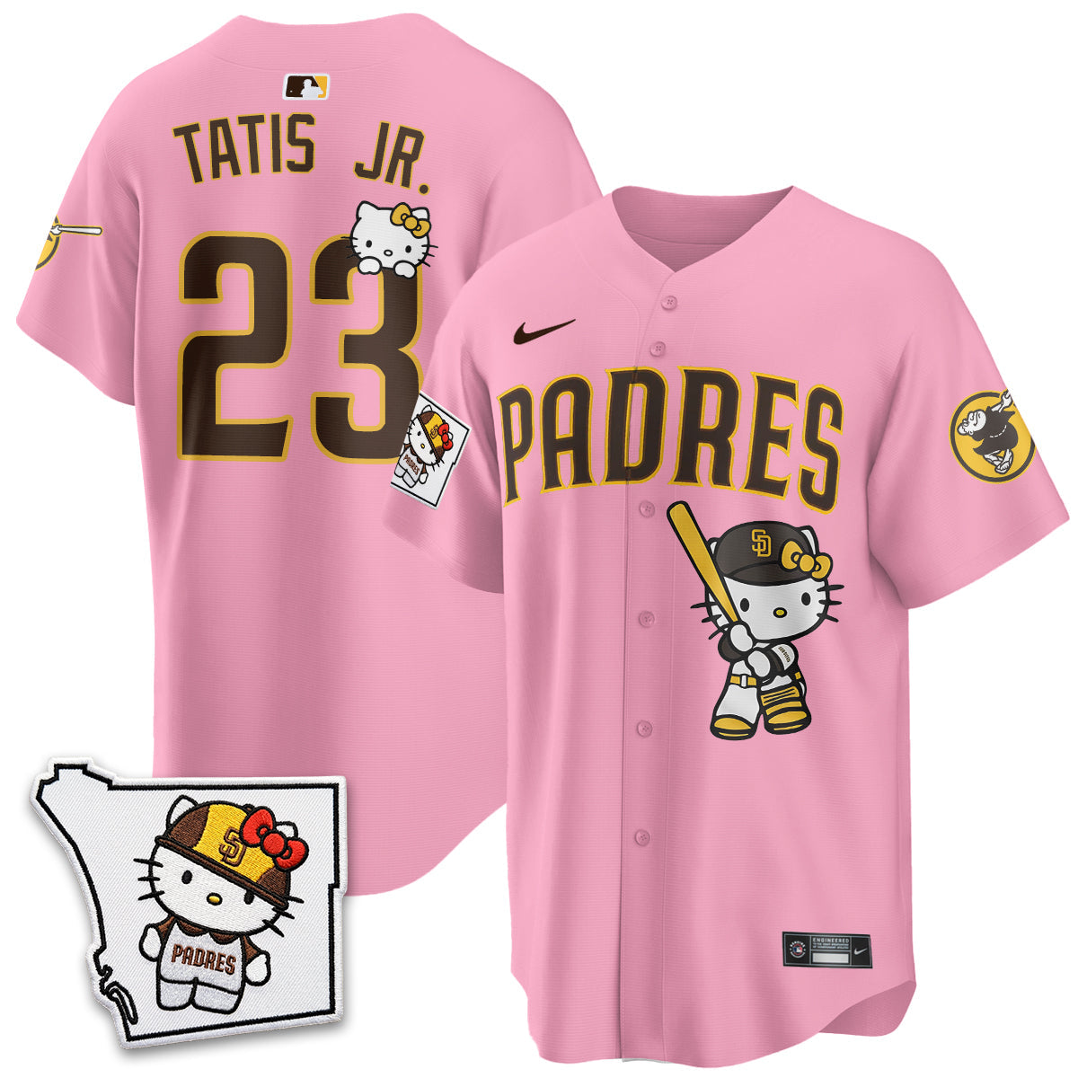 San Diego Padres x Meow KT Vapor Limited Jersey - All Stitched V2