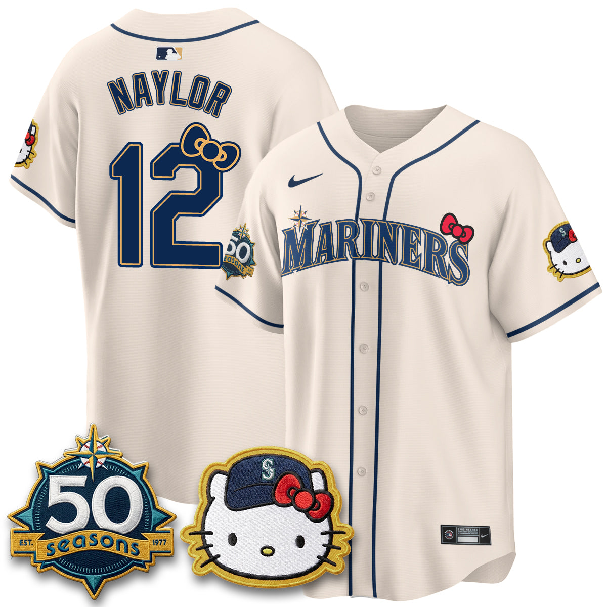 Seattle Mariners x Meow KT Night Limited Jersey - All Stitched
