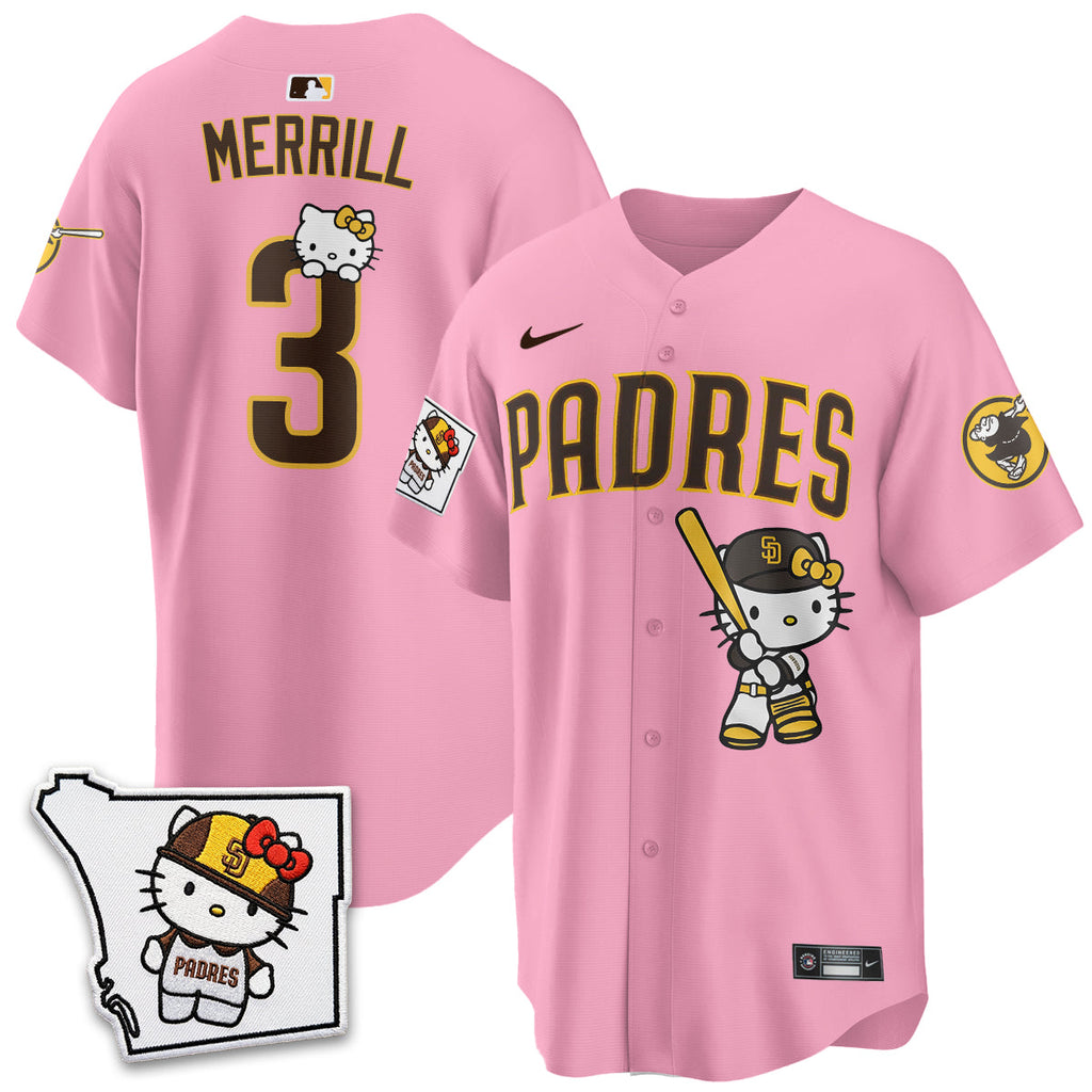 San Diego Padres x Meow KT Vapor Limited Jersey - All Stitched V2