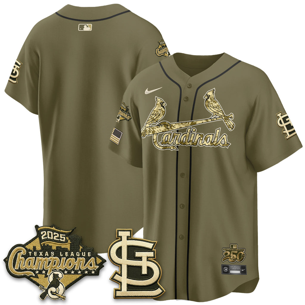 St. Louis Cardinals 2026 Armed Forces Day Jersey - All Stitched