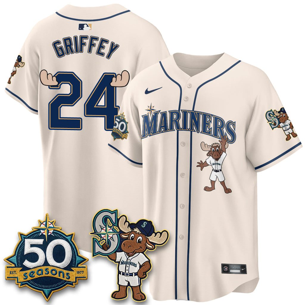 Seattle Mariners Mascot Jersey - All Stitched