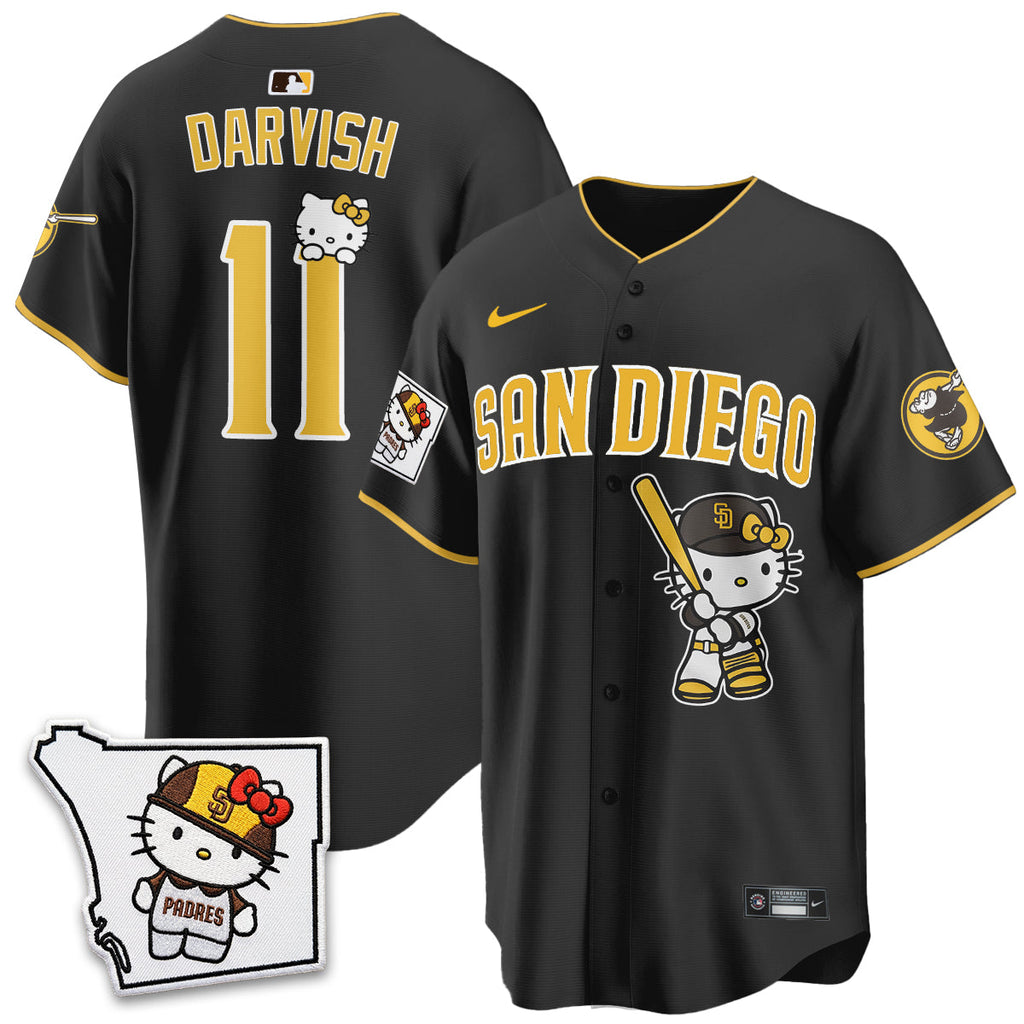 San Diego Padres x Meow KT Vapor Limited Jersey - All Stitched V2