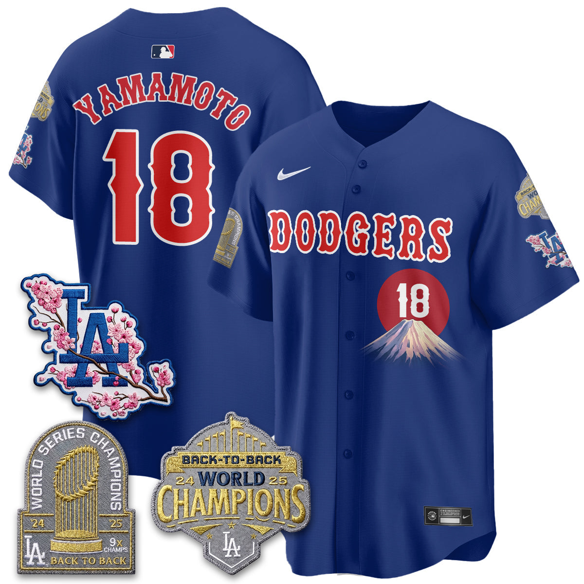 Los Angeles Dodgers Japanese Heritage Night 2026 Jersey - All Stitched V2