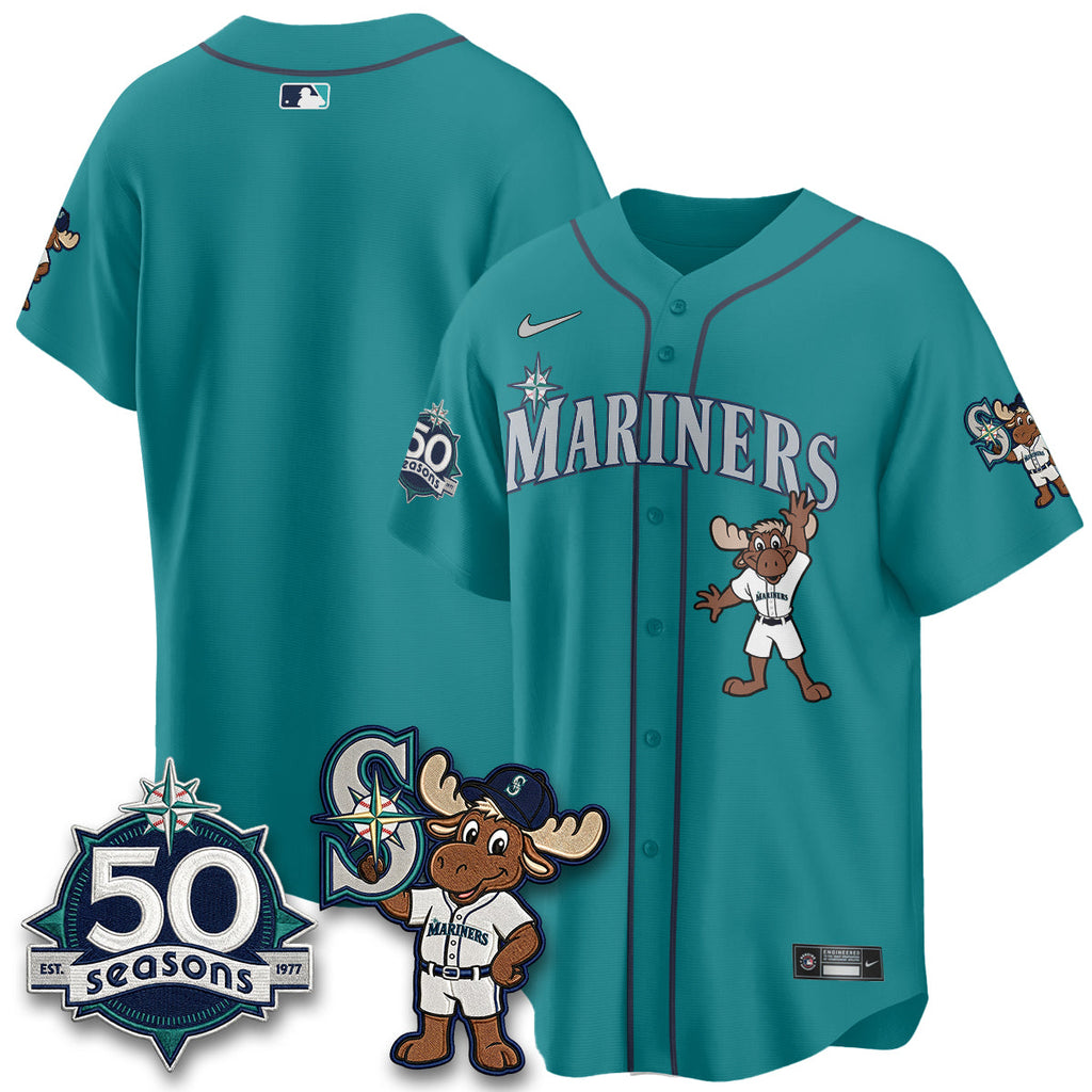 Seattle Mariners Mascot Jersey - All Stitched